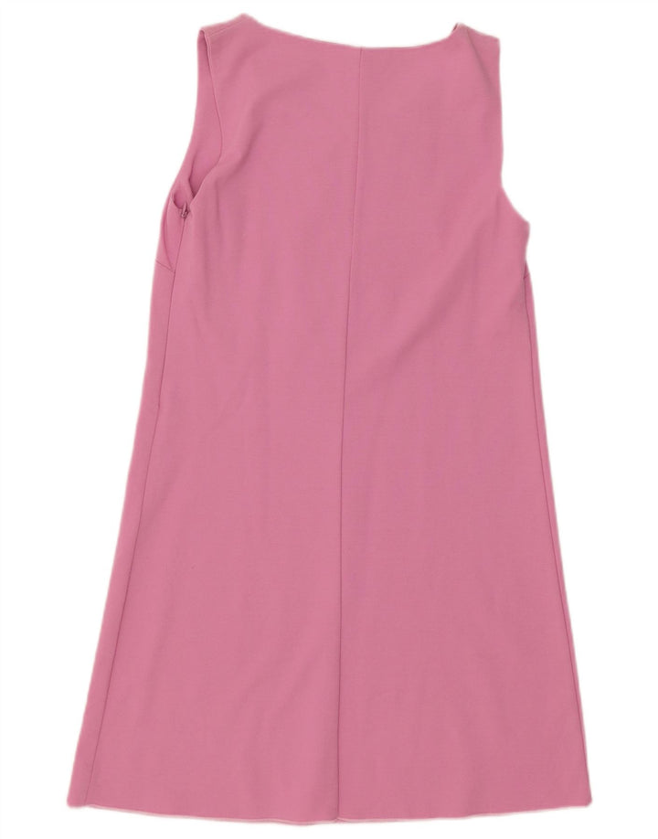 DENNY ROSE Abito basic senza maniche da donna UK 8 piccolo in viscosa rosa
