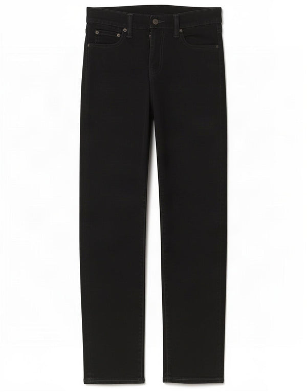 Jeans dritti Levi's 504 da donna W29 L32 cotone nero