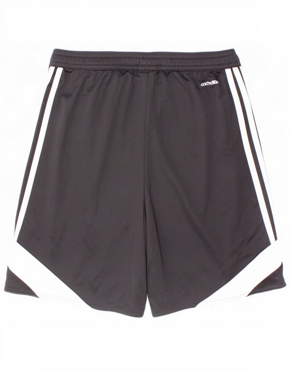 Pantaloncini sportivi Adidas Climalite da ragazzo 13-14 anni XL Nero Colourblock