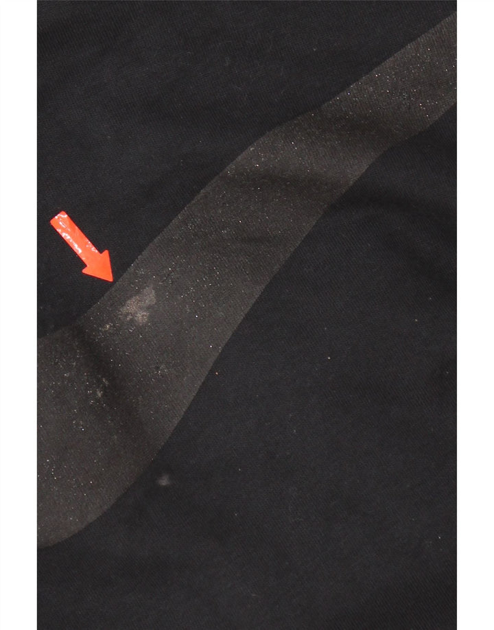 Felpa oversize con grafica Nike Dri Fit da donna, taglia UK 16, grande, nera