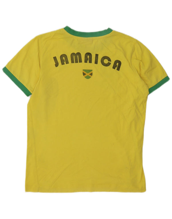 Puma - Maglietta grafica da uomo Jamaica, piccola, gialla, sportiva