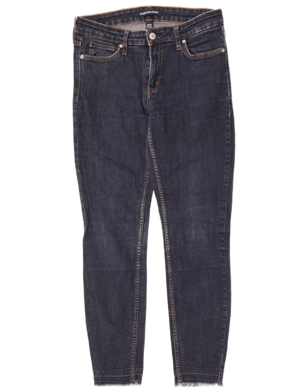 Jeans skinny da donna Calvin Klein W29 L28 cotone blu navy