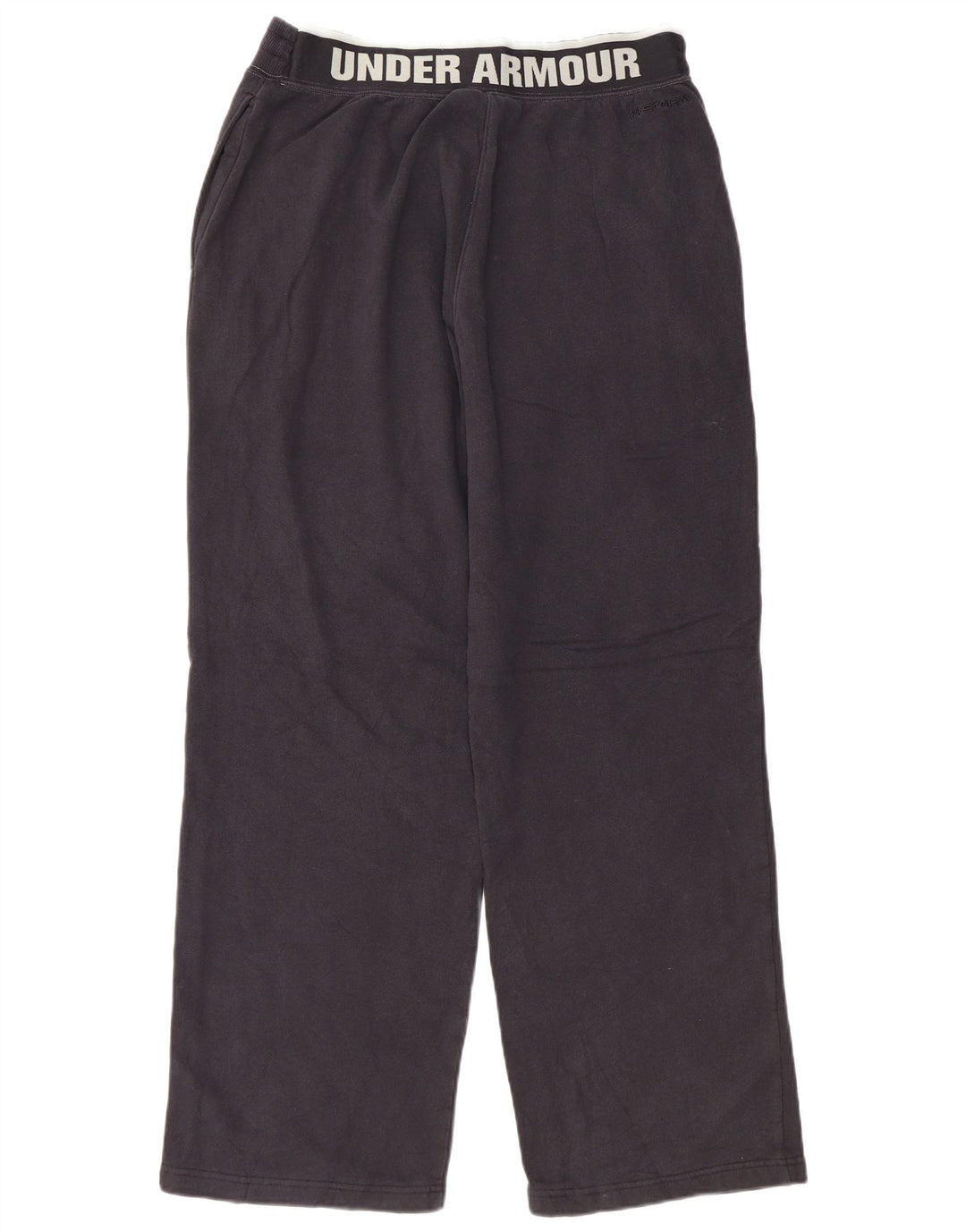 Pantaloni da tuta con grafica da uomo UNDER ARMOUR Large in cotone blu navy
