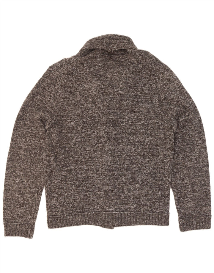 Maglia Cardigan Uomo Trussardi XL Viscosa Puntinata Grigia