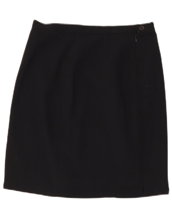 Minigonna da donna Zara EU 40 media W30 poliestere blu navy