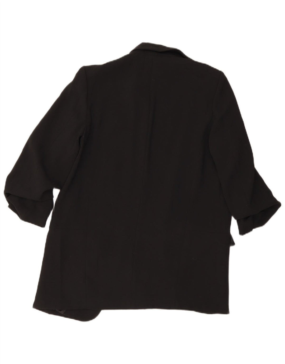 Giacca blazer aperta da donna con maniche a 3/4 Zara UK 10 piccola in poliestere nero