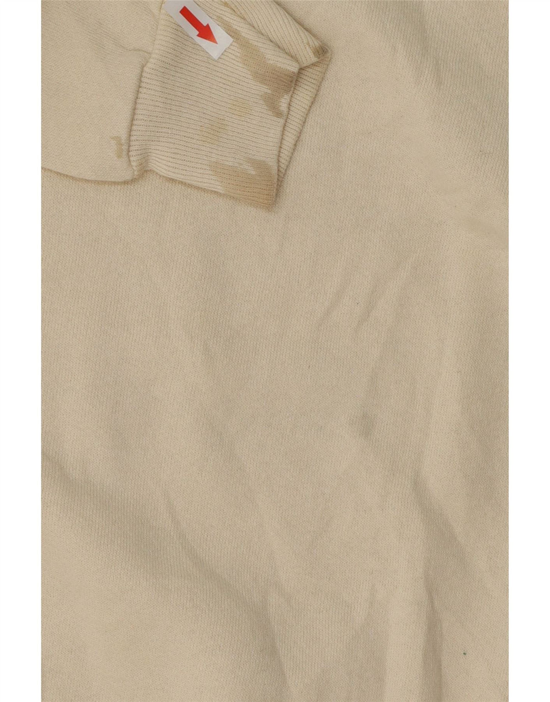 Felpa grafica da uomo Lee, maglione, cotone bianco sporco medio