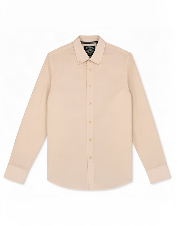 Camicia da donna Superdry UK 12 cotone bianco medio