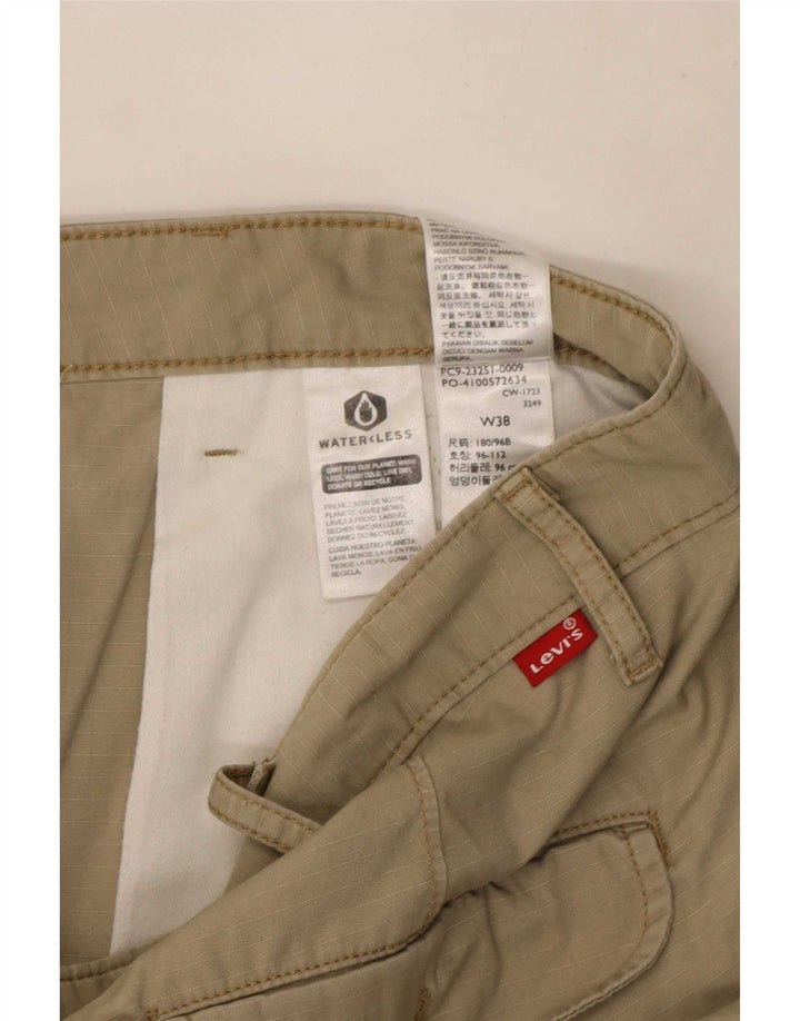 Pantaloncini cargo da uomo Levi's W38 XL in cotone beige