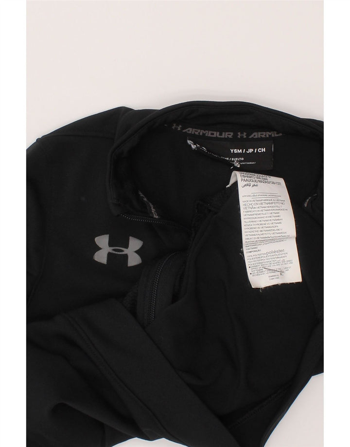 Giacca da tuta da ragazzo Under Armour 7-8 anni piccola in poliestere nero