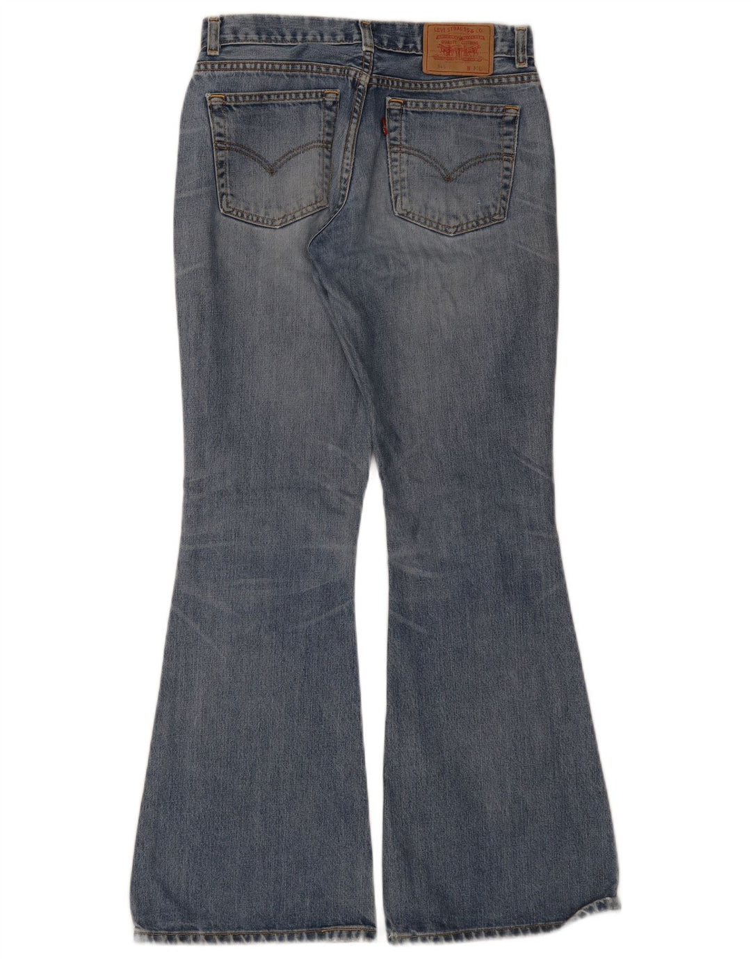 Levi's Uomo 544 Jeans Bootcut W30 L34 Cotone Blu