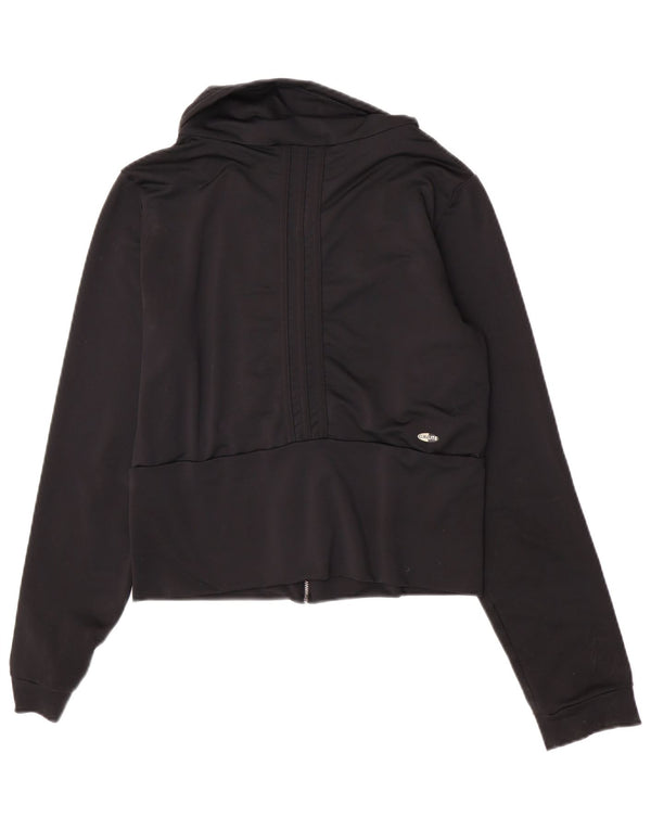 Giacca da tuta da donna Adidas Clima 365 UK 14 poliestere nero medio