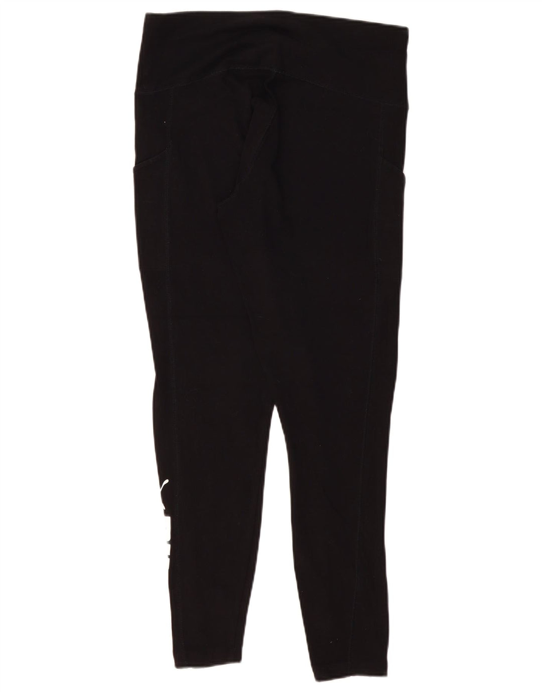 Leggings grafici PUMA da donna UK 14 Large Nero Cotone
