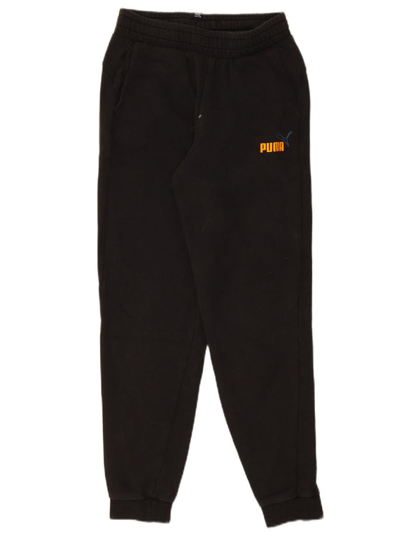 Pantaloni da tuta da ragazzo Puma Joggers 13-14 anni in cotone nero