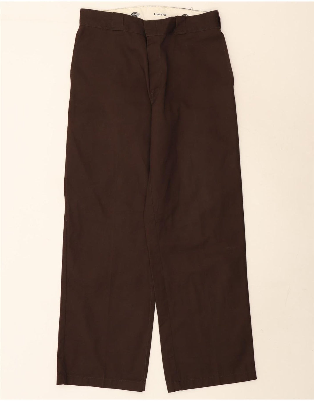 Pantaloni cargo da uomo larghi Dickies W32 L32 poliestere marrone