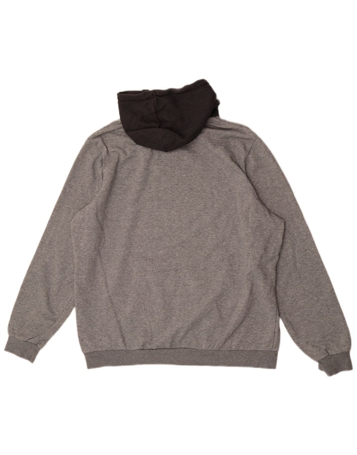 Felpa con cappuccio da uomo Puma XL Colorblock grigio