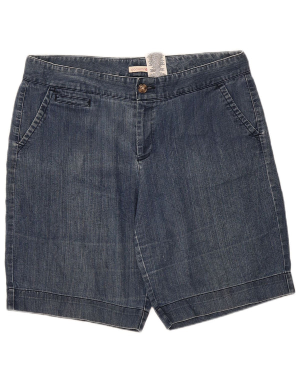 Pantaloncini di jeans da donna Dockers US 14 XL W36 cotone blu