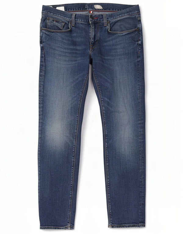 Tommy Hilfiger Mens Skinny Jeans W32 L32 Blue Cotton