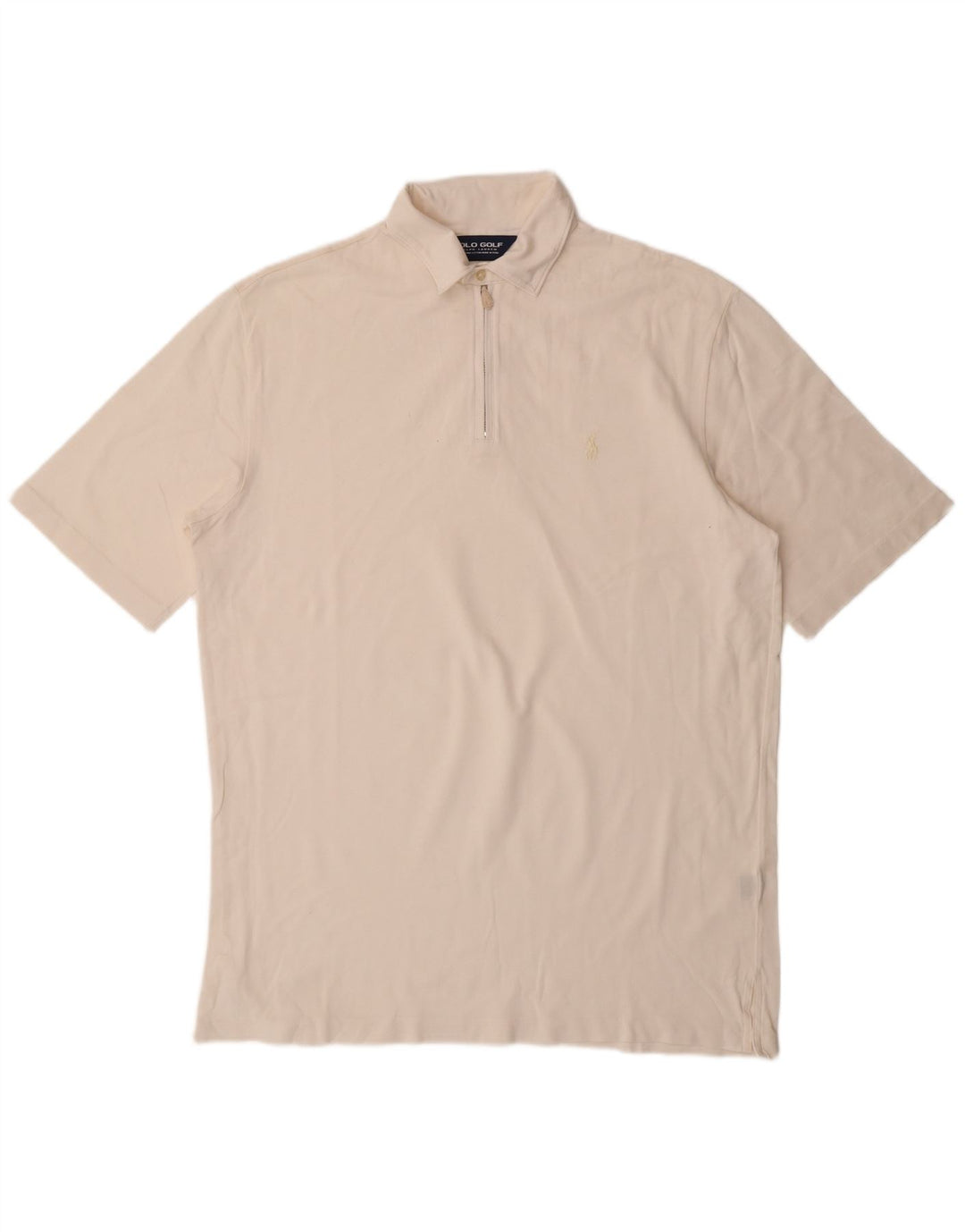 Polo da uomo RALPH LAUREN in cotone bianco medio