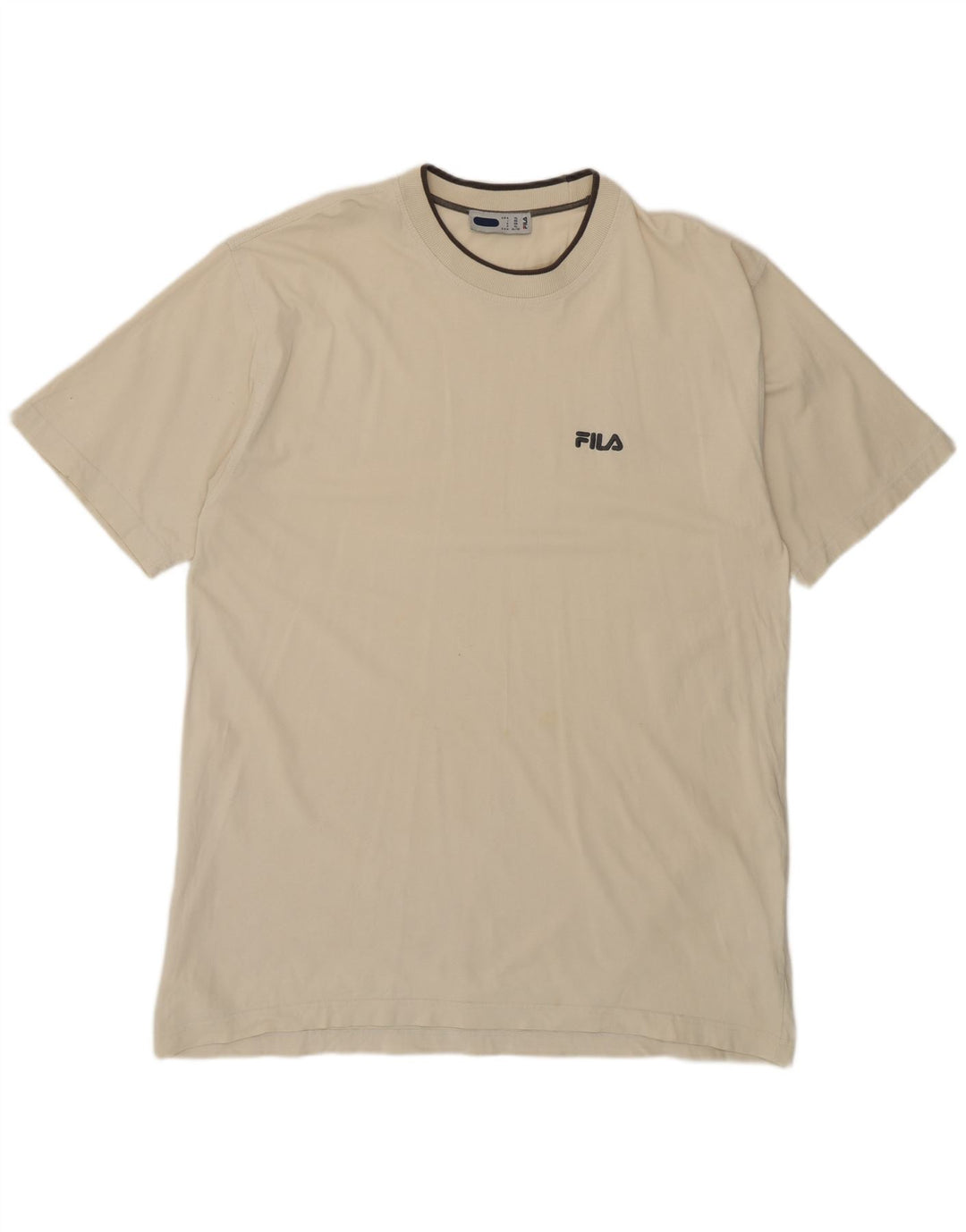 Maglietta Fila da uomo Top XL in cotone beige