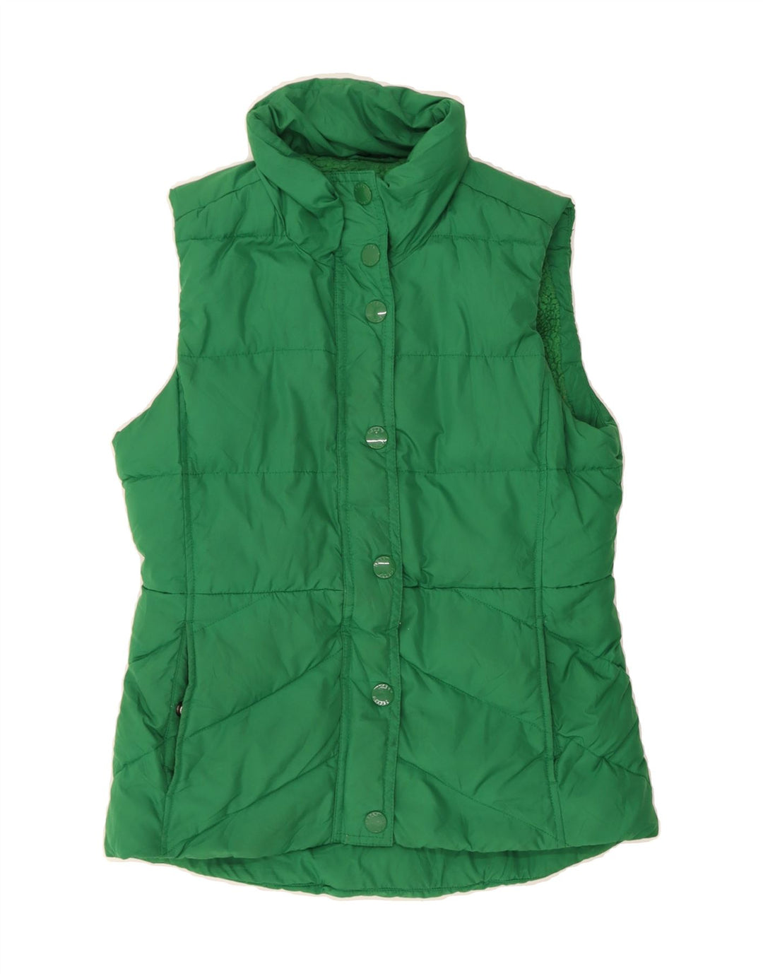J. CREW Womens Padded Gilet UK 6 XS Green Polyester Vintage J. Crew and Second-Hand J. Crew from Messina Hembry 