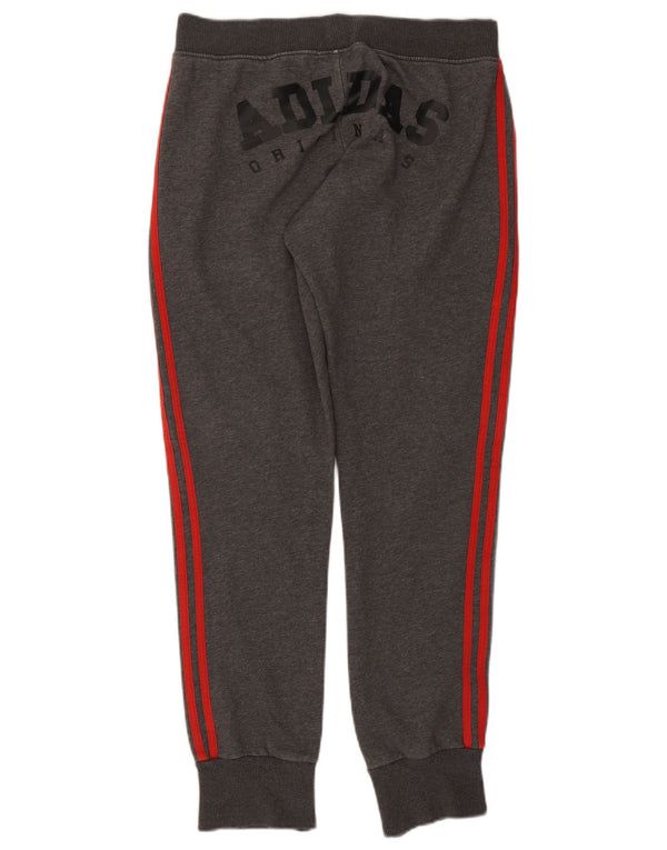 Pantaloni da tuta con grafica ADIDAS da uomo Joggers in cotone grigio medio