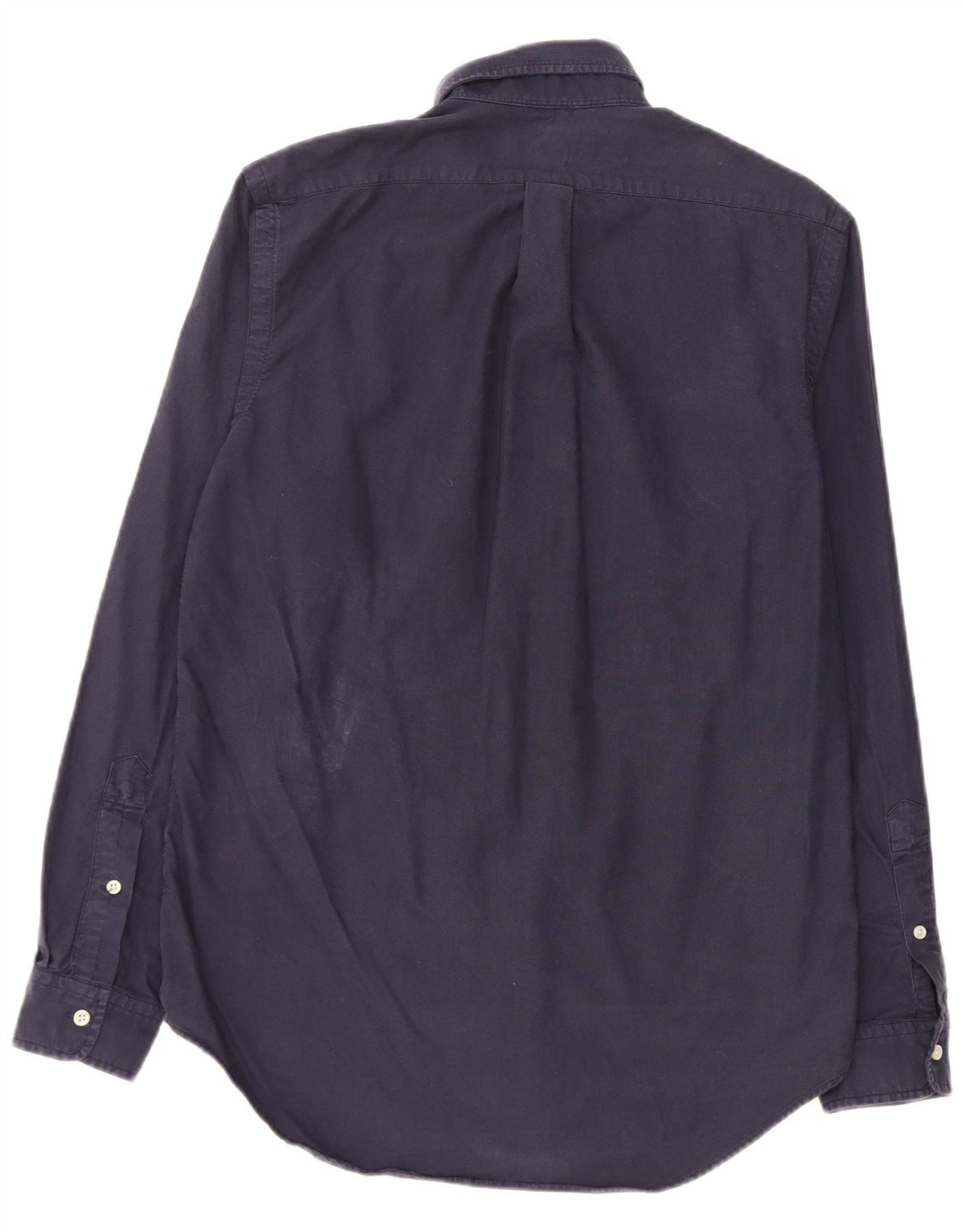 RALPH LAUREN Camicia da uomo piccola in cotone blu navy