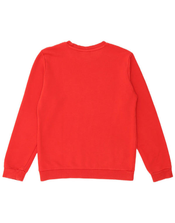 Felpa grafica per ragazze Puma 13-14 anni in cotone rosso