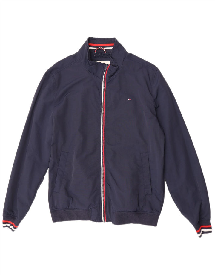 Giubbotto bomber da uomo Tommy Hilfiger UK 44 2XL Poliammide blu navy