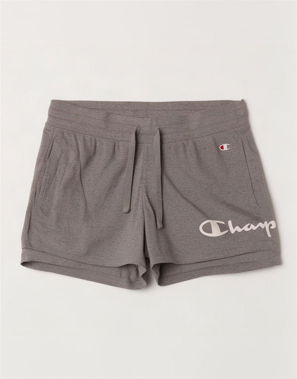 Pantaloncini sportivi grafici da donna Champion UK 6 XS grigio chiazzato