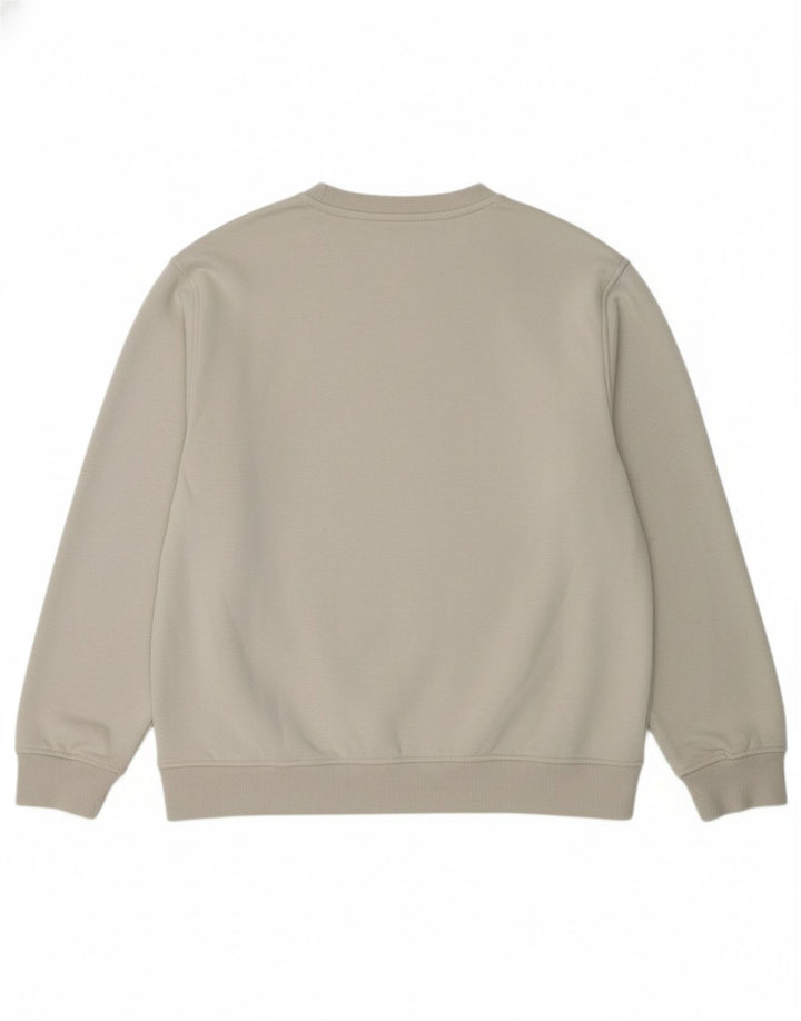 IZOD Mens Sweatshirt Jumper Large Grey Polyester