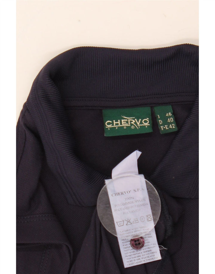Polo senza maniche da donna Chervo IT 46 Large Blu Navy in poliammide