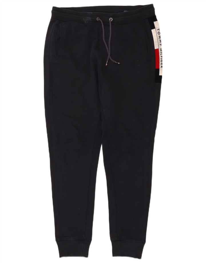 Pantaloni da tuta con grafica da uomo Tommy Hilfiger Joggers medio blu navy
