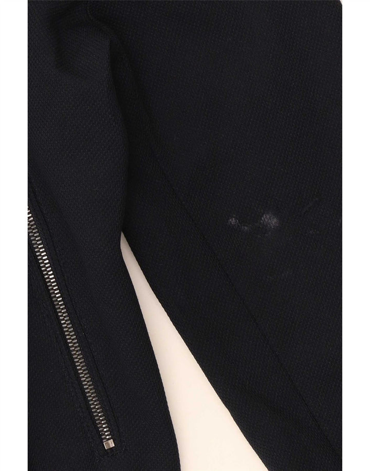 Giubbotto bomber da uomo Zara UK 36 piccolo poliestere blu navy