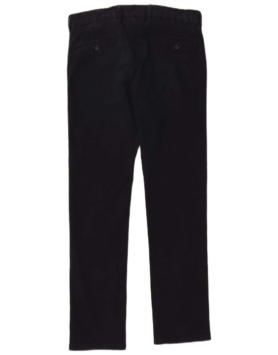 Pantaloni Chino Dritti Da Uomo GAS IT 48 Medio W34 L33 Cotone Nero