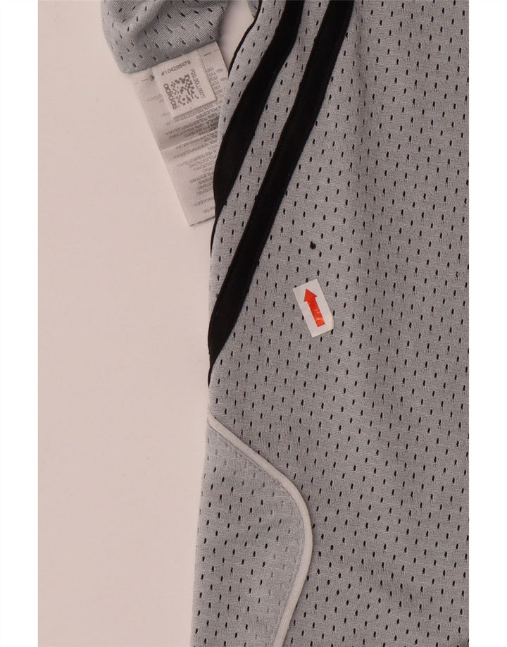 ADIDAS Boys Sport Shorts 13-14 Years  Grey Polyester