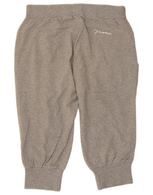 Pantaloncini sportivi Puma da donna Bermuda UK 14 Large Grey Flecked Cotton