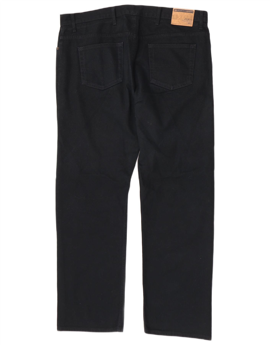 Jeans dritti da uomo Marks & Spencer W40 L31 cotone blu navy