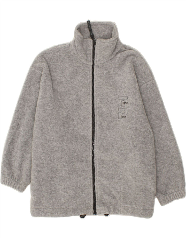 THINK PINK Boys Fleece Jacket 5-6 Years Grey Polyester Vintage Think Pink and Second-Hand Think Pink from Messina Hembry 
