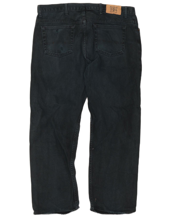 Jeans dritti da uomo Marks & Spencer W38 L29 cotone nero