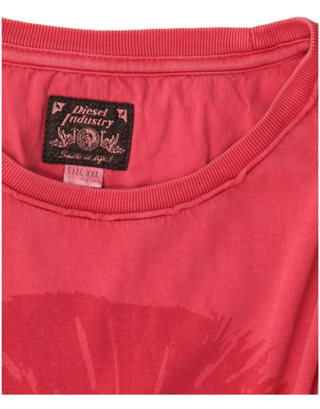 T-shirt grafica da uomo DIESEL Top 2XL Rosa