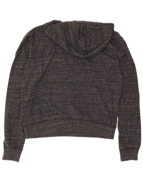 Felpa con cappuccio Nike Graphic Relaxed Fit da donna UK 10 Small Grey Flecked