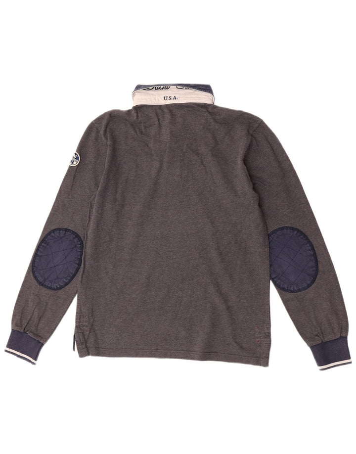 Polo da rugby grafica da uomo North Sails color grigio medio