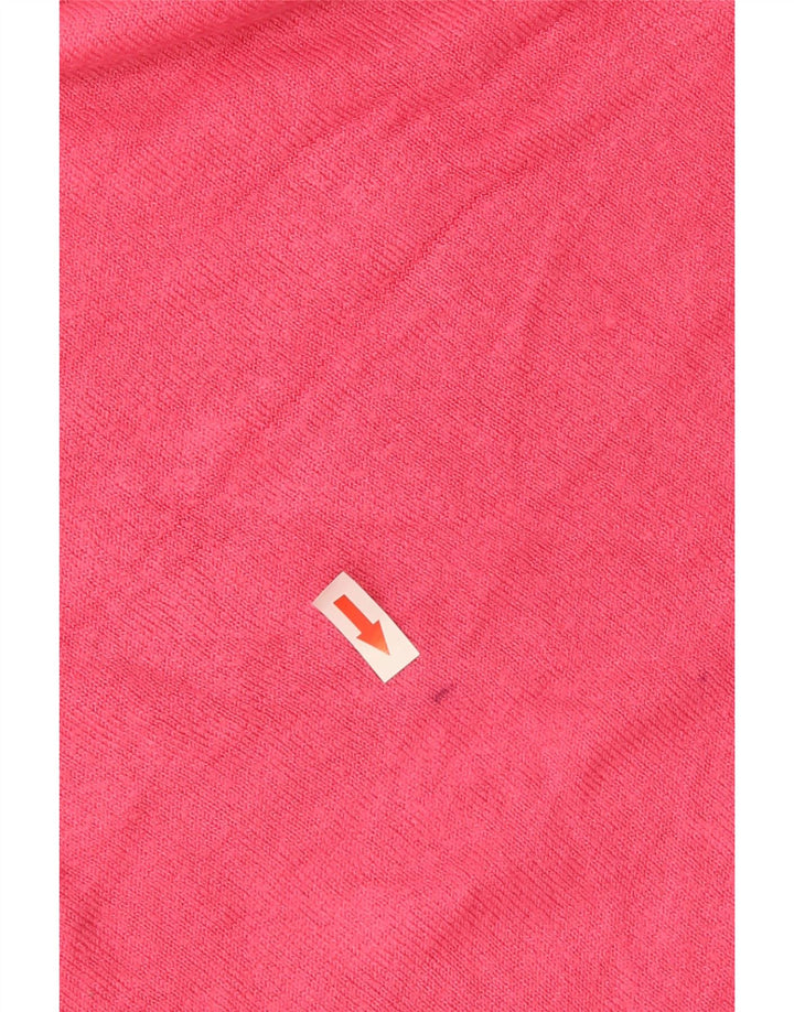 Maglione maglione girocollo da donna Marks & Spencer UK 14 Acrilico rosa medio