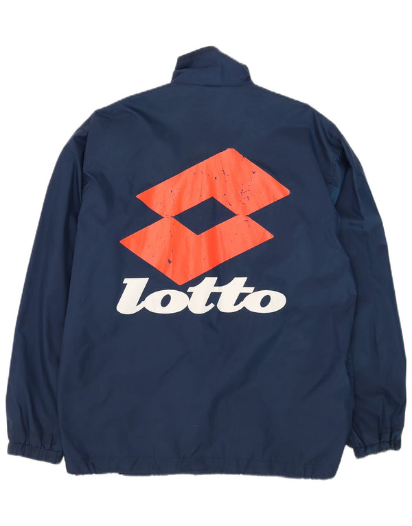 Giacca da ginnastica da uomo con vestibilità ampia grafica Lotto Blu navy medio