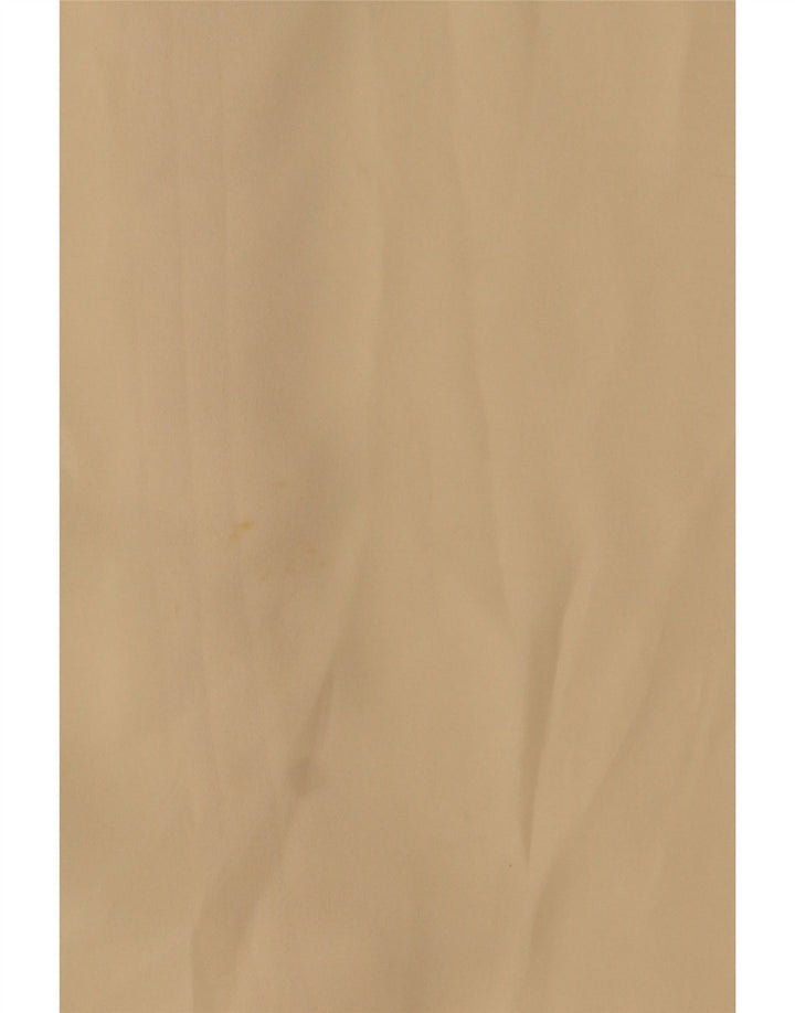 Camicetta camicia vintage da donna UK 12 medio bianco sporco maculato