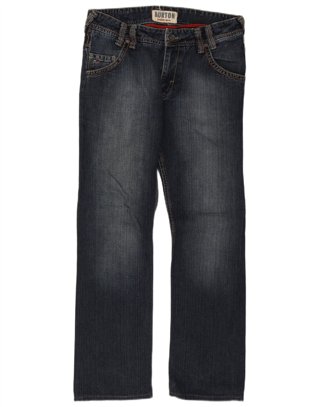 Jeans dritti da donna Burton W32 L30 cotone blu navy