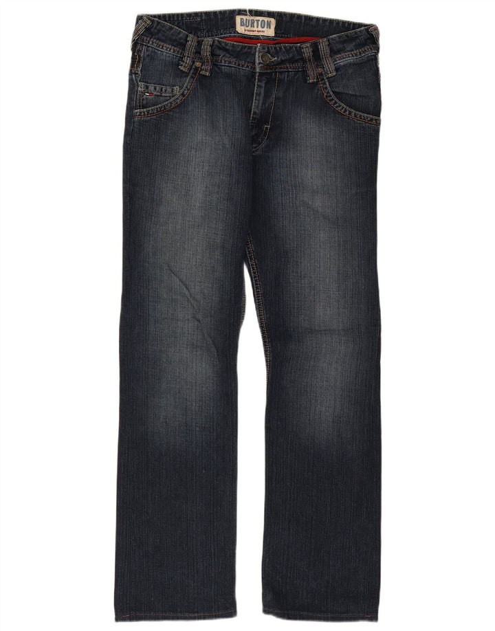Jeans dritti da donna Burton W32 L30 cotone blu navy