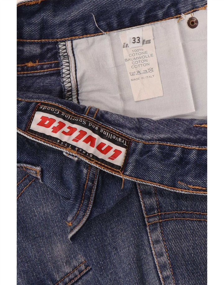 Jeans dritti da uomo Invicta W33 L27 cotone blu