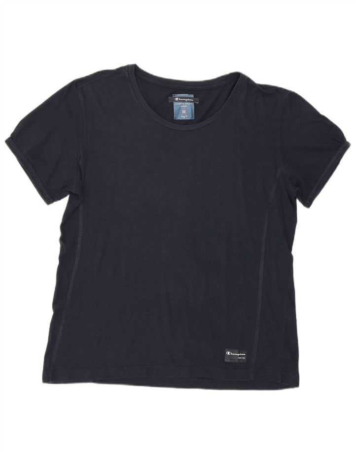 Maglietta da donna CHAMPION Top UK 20 2XL Blu navy
